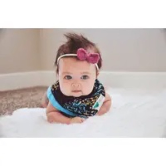 Reversible Kerchief Bibs 2 Pack - Posies - Picture 3 of 3